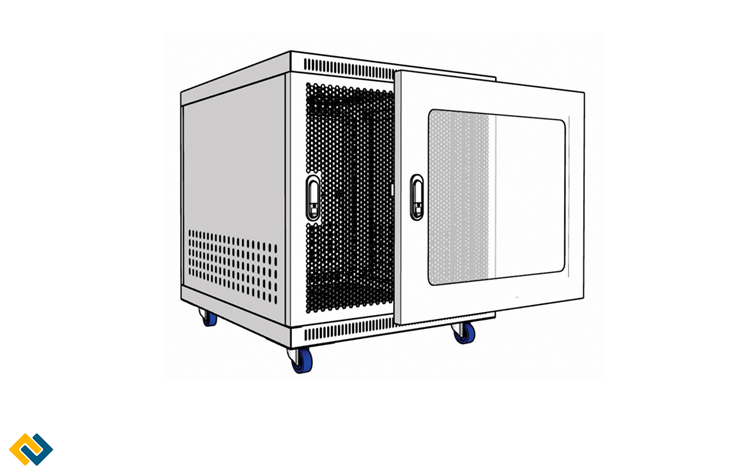 Tủ mạng 10U sâu 500MK màu trắng, Tủ mạng 10U sâu 500Mk kích thước nhỏ nhắn xinh xắn